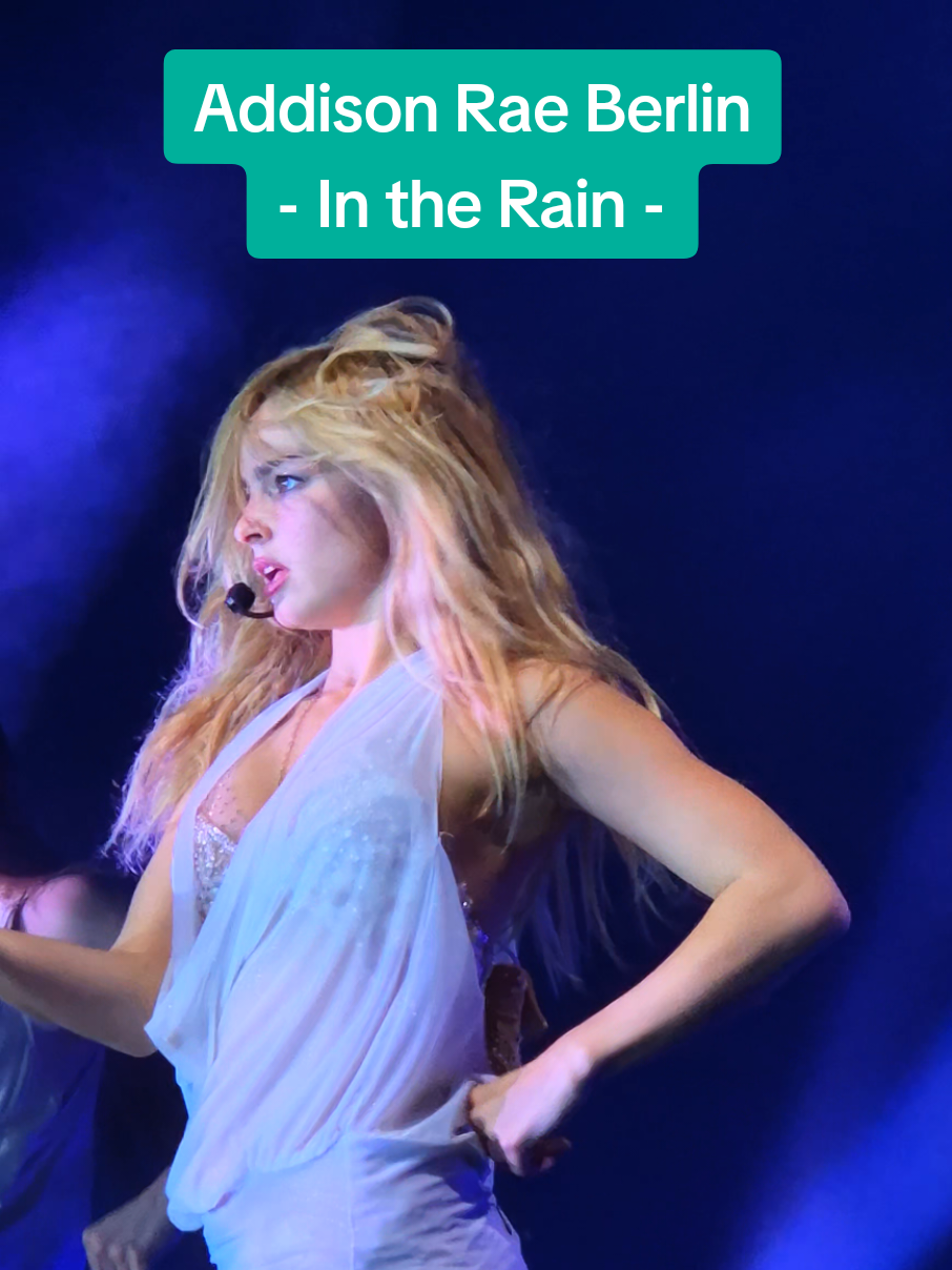 Addison Rae in Berlin performing 