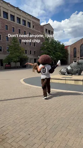 @Chip The Buffalo #chip #bestmascotever #boulder #bffs #chip