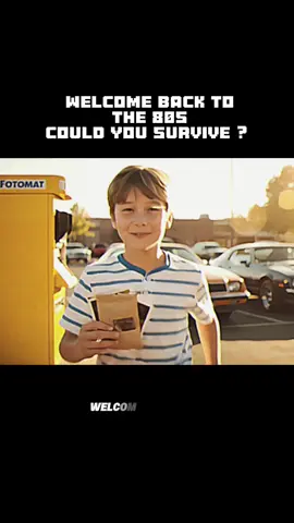 Welcome back to the 1980s, could you survive ? Are you staying in the 80s? Or are you coming back to 2025? #letsgoback #nostalgia #childhood #80skid #90skid 