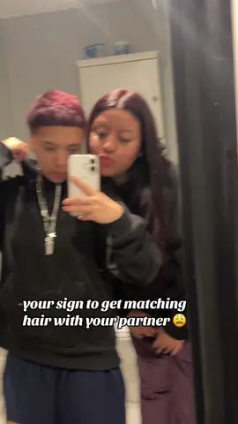 Lookin like chuckys n shi🤣♥️#couplegoals #redhair #cassandlasperronas #viral #fyp 