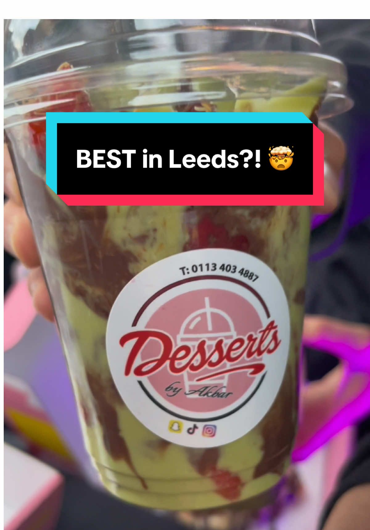 Where my LS11 ppl at? 👀 #dessert #desserts #dessertshop #leedsfood #leedstakeaway 