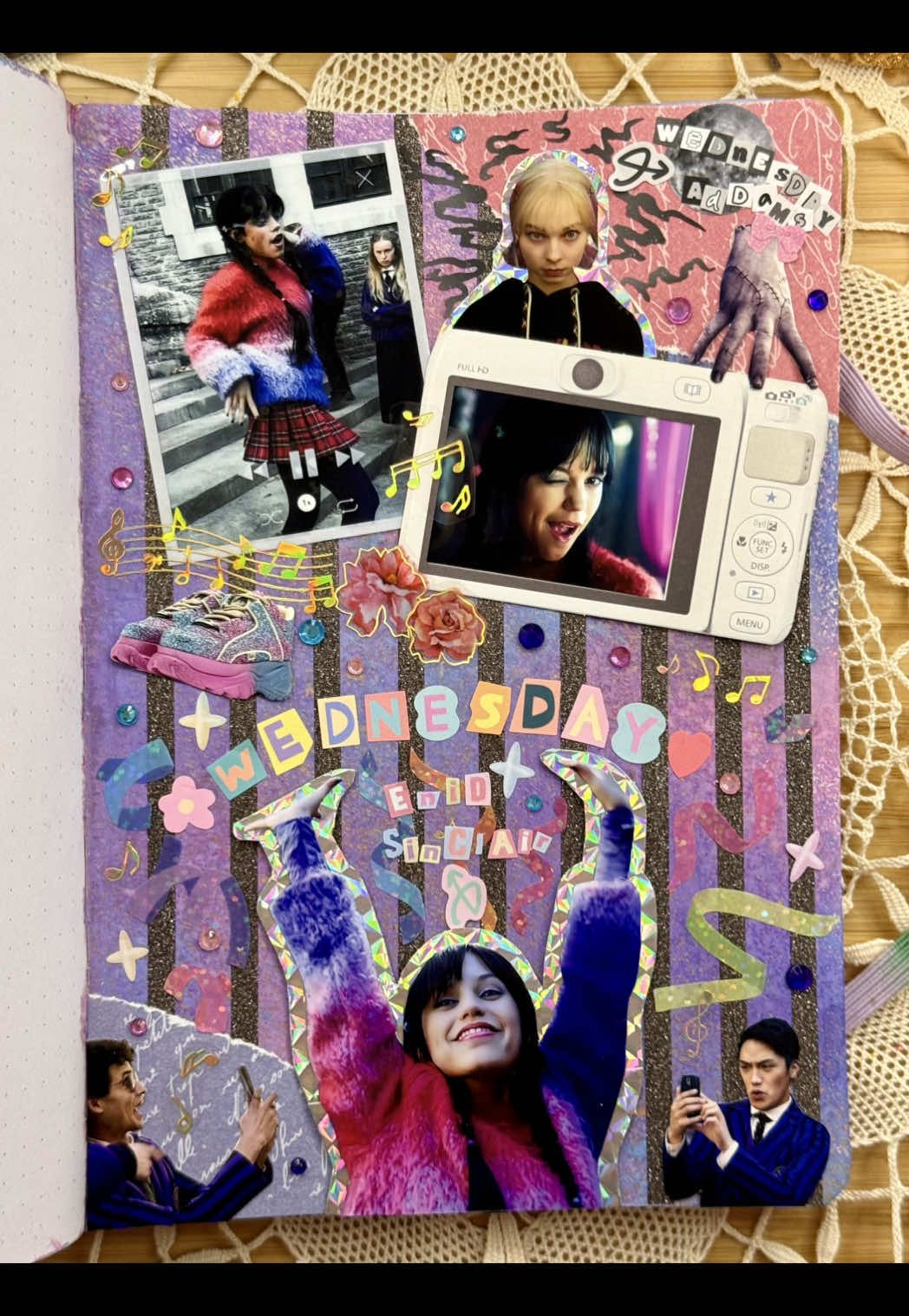 ASMR journal Wednesday & Enid Swap💖🖤🔮🪦✨🕷️ All character stickers were printed with the Liene PixCut S1 🖨️✨ Amazon store: https://amzn.to/44l3zXZ Use code 10PIXCUT to get 10% off✨ Tapes, paper and stickers from @Stamprints 🖌️♥️ Link 🔗 https://stamprints.com/collections/scrapbooking?rs_ref=P79Dq0OP Products names and codes: Glitter Metal Luster Clear Transparent Holographic Mirror Paper P2800-00008 ; Creative Glitter Washi Tape P1961-00009 ; Simple Morandi Polka Dot Multifunctional Marker Decorative Sticker P1361-00001 ; Vinyl Die-Cutting Sticker - Balloons, Ice Cubes, Hearts, and Flowers P0517-00002 ; Colorful Fantasy Alphabet Symbol Holographic Vinyl Sticker P1293-00005 ; Transparent Film Clear Transparent Stickers P3023-00003 ; Antique Chinese Style Stickers - Flower, Phoenix, Cherry Blossoms, Goldfish P2975-00002 ; Birds, Blossoms, and Music Hot Stamping Clear Transparent Sticker Sheet P4705-00004✨ Use code TORIJOURNAL to get -15% off 🎁 Tools and stickers from @lblyxir 🌷💎🎀 Link 🔗 https://lblyxir.com/?ref=wdwriwmp 🔗 Products names and codes: Colored metal tweezers STYLE: PEACOCK TWEEZERS COLOR: COLOR GRADIENT ; Red-crowned crane scissors SCISSORS-03-02 ; Vintage alphabet series sticker ST958 ; Time Theater Series sticker ST-P79-05✨ Use code TORIJOURNAL10 to get 10% off 🎁 Other products from @estarcase 🦋✨ Link 🔗 https://estarcase.com/?ref=ToriJournal 🌷 ‼️ Products names and codes: Acrylic Diamond NOV-560 ; Gentle Words Paper NOV-1494-1✨ Use code ToriJournal12 get 12%off 🎁💕 Also you can find other shops and discounts codes in the link in my profile bio ✨🫶🏻 #asmr #journal ##wednesday##enidsinclair#netflix 