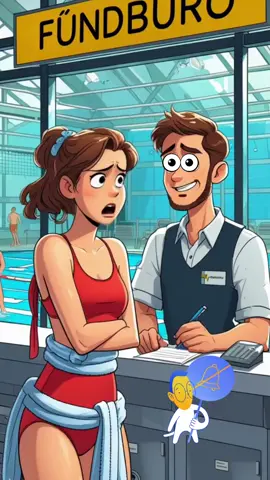 Handtuch oder Tasche verloren im Schwimmbad? – So fragst du auf Deutsch um Hilfe“ #Deutschlernen #Alltagsdeutsch #SchwimmbadDeutsch #VerloreneGegenstände #GermanConversation