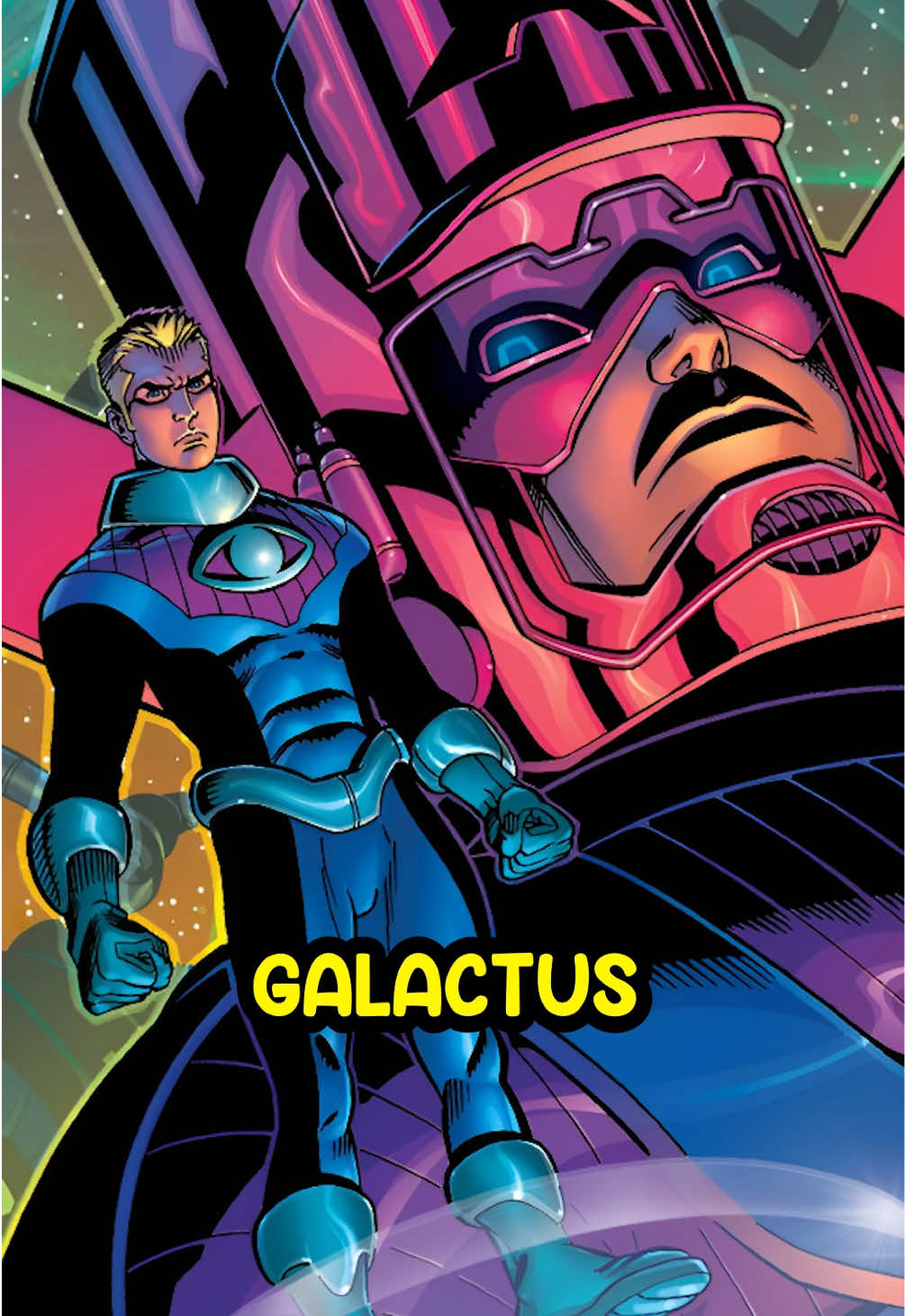 Tocha Humana Vira um Arauto do Galactus! #quartetofantastico #marvel #marvelcomics #hq #fyp 