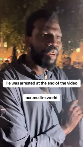 A far right agitator #arrested #greatbritain #aggressive #womenrights #protectwomen 