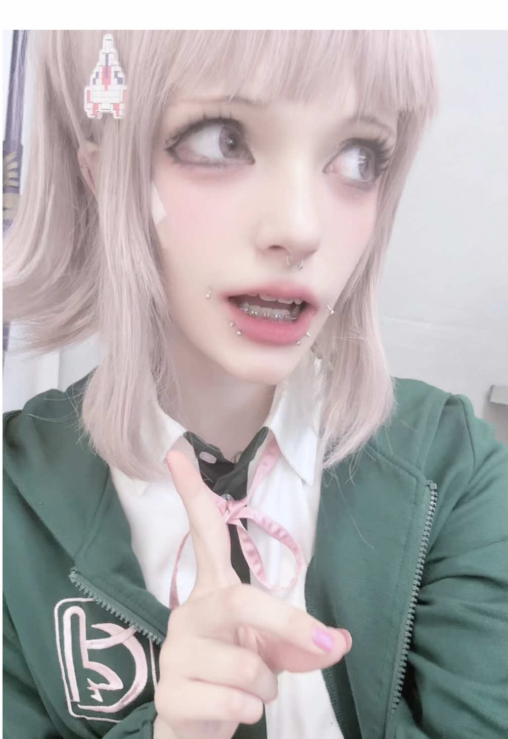 chiaki whennn hyper japan (u_u)  #chiakinanami #ダンガンロンパ #cosplay #danganronpa #ilovefilters 