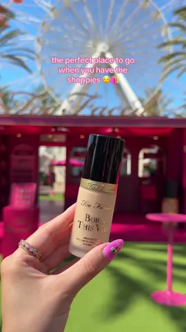 Come have the shoppies at our Born This Way Foundation Pop Up in Irvine!! 😉💖  The more you shoppies, the more gifts with purchase you get! 🤩💝  ✨FREE Makeup Brush with the purchase of Born This Way Foundation ✨FREE Too Faced Makeup Bag with any $75+ purchase ✨FREE Limited Edition Custom Engraved Keychain with any $100+ purchase See you today until 8pm! 🥰💕 #toofaced #tfcrueltyfree 