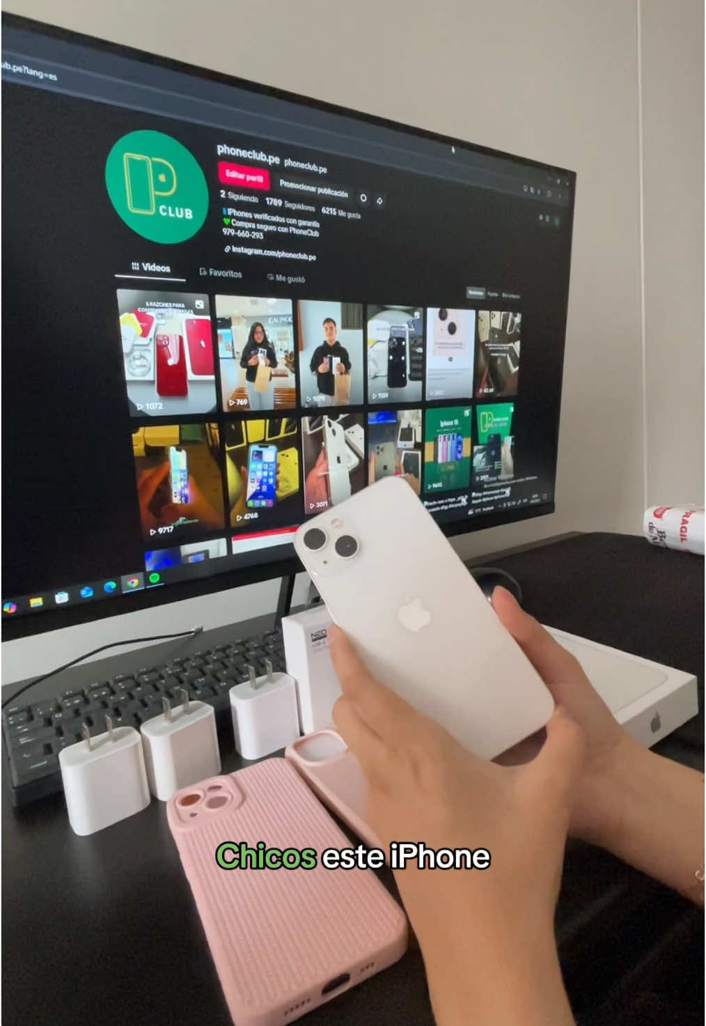 Precio justo + confianza garantizada🫂. Pide tu nuevo iPhone en PhoneClub💚 #iphone13 #iphone #peru🇵🇪 