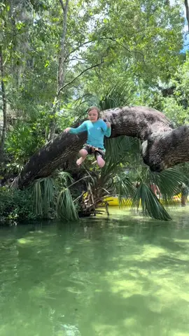 We took one of my youngest cousins down the Rock Springs River Run in Florida 🏝️ #Blessed #kingslandingflorida #rockspringsflorida #botepaddleboard #springriver 