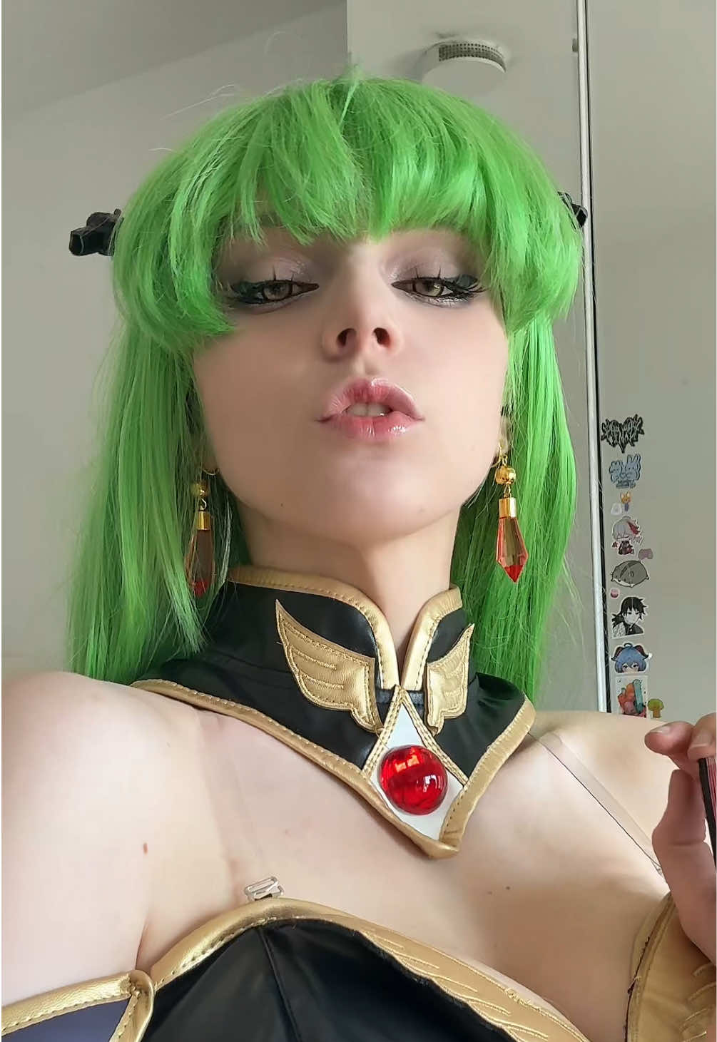 i felt so pretty but didnt film the whole fit #cccosplay #codegeass #codegeasscosplay #connichi2025 #convention 
