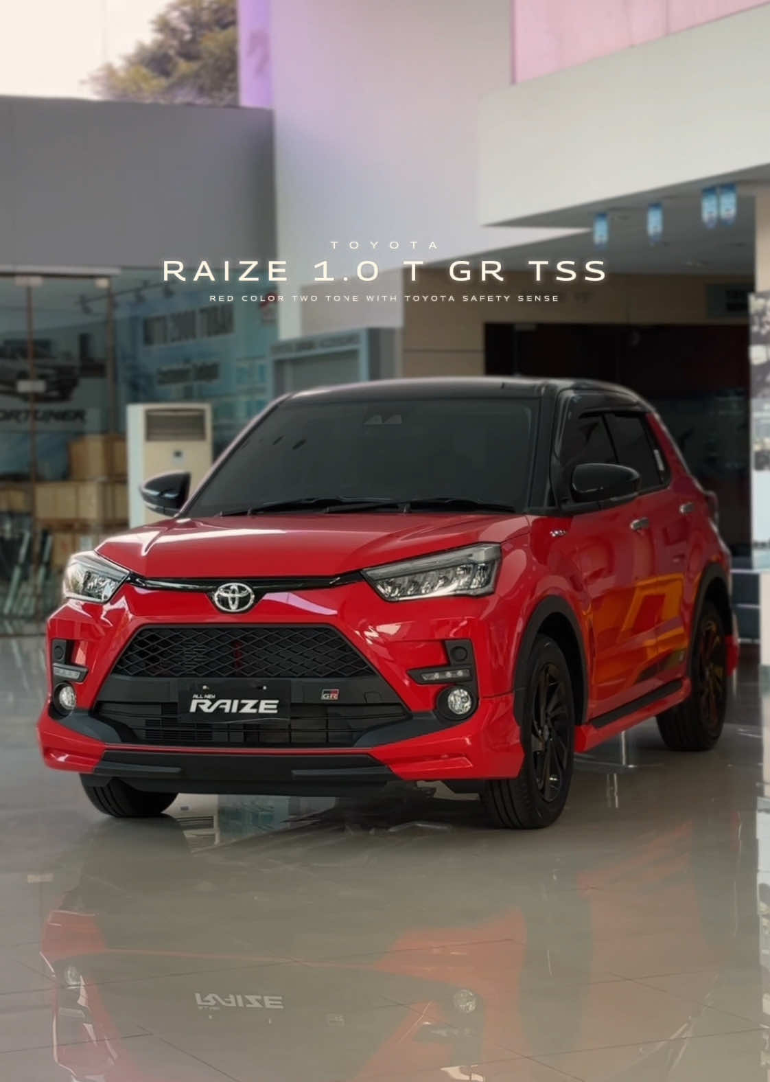 Toyota Raize 1.0 GR Tss - Ready Stock  - Red Color Two tone - With TSS (Toyota Safety Sense) - OTR Jatim 334,200,000 - DP Mulai 45jtn - Free Paket Servis Info lengkap hub link bio 💯 #toyotatuban  #toyotabojonegoro  #toyotaraize  #raizegrsport  #toyotaraizetss 