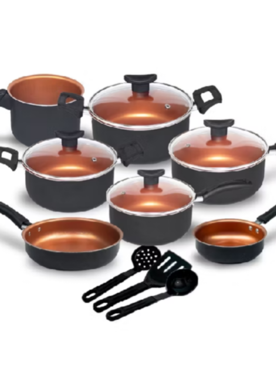 Jogo De Panelas Antiaderente 10 Pçs Kit Conjunto Teflon Tampa de Vidro Várias Cores Durável Moderna. https://s.shopee.com.br/40Wxgx6Myr #camamesaebanho #decoracaointeriores #shopee #shopee #achadinhos 