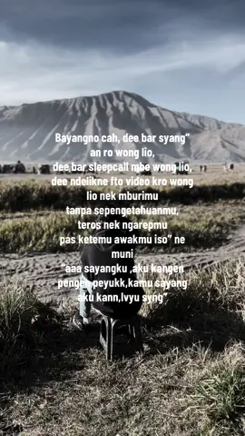 Madang gari ngulu e maleh rakolu  Turu kari merem e ddk miker adoh