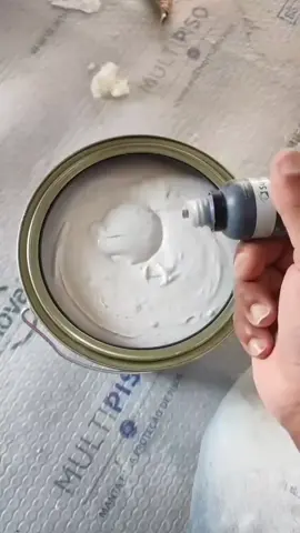 Fassa você mesmo!! preparando massa de efeito cimento queimado com massa acrílica  #dicas #viral #tbt #foryoupage #satisfatorio 