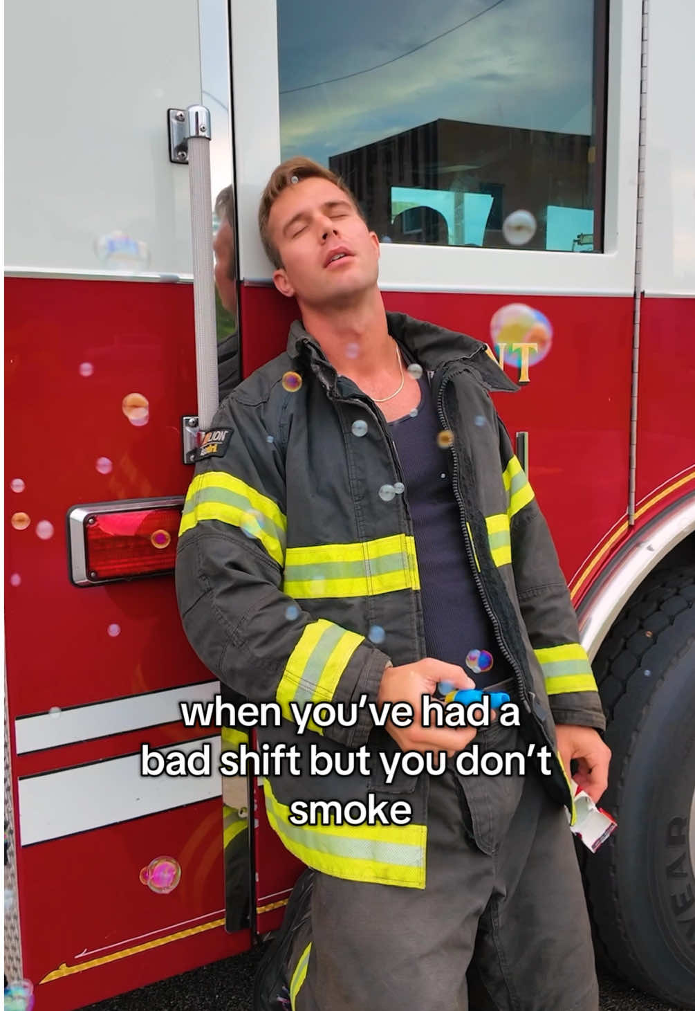 Something to take the edge off #firefighter #paramedic #fyp 