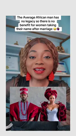Taking on your husband’s last name is not an African culture.  #nigeriatiktok🇳🇬🇳🇬🇳🇬 #temiotedola #mreazi #afticantiktok #temiandmreazi 