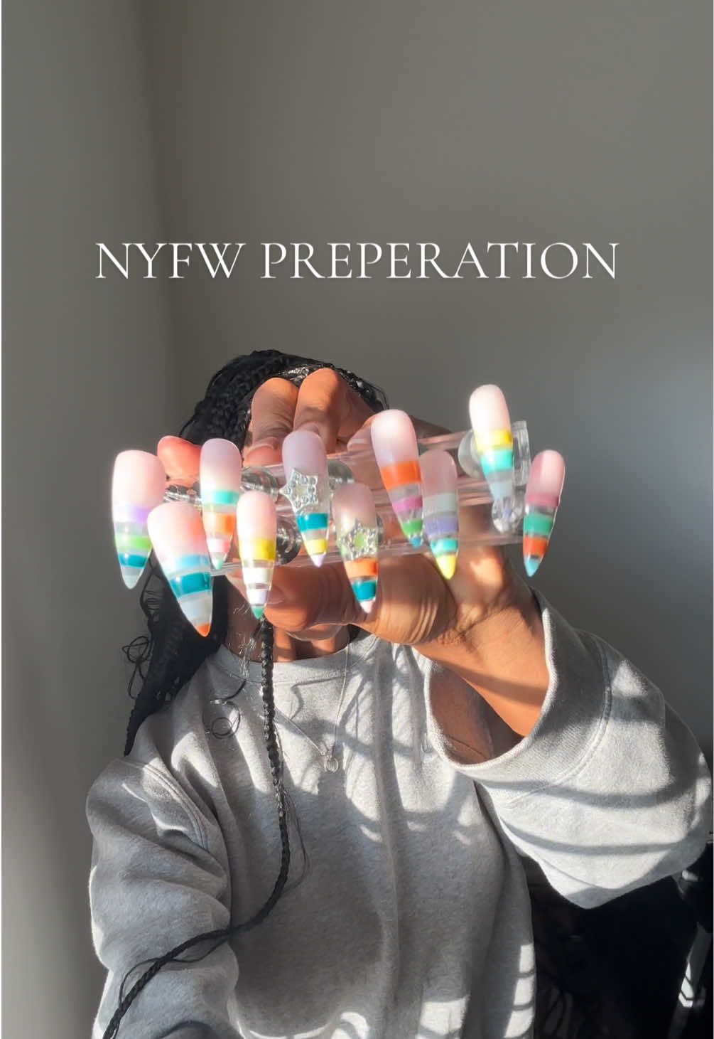get ready for fashion week as a nail tech with meeee (how is this a real sentence omg im so grateful 😭💘💘) let me know what content you guys want to see & make sure you FOLLOW for daily videos/updates 🤍 #alignmentnailstudio #fypシ #NYFW #nyfwnailtech #stlgelx 