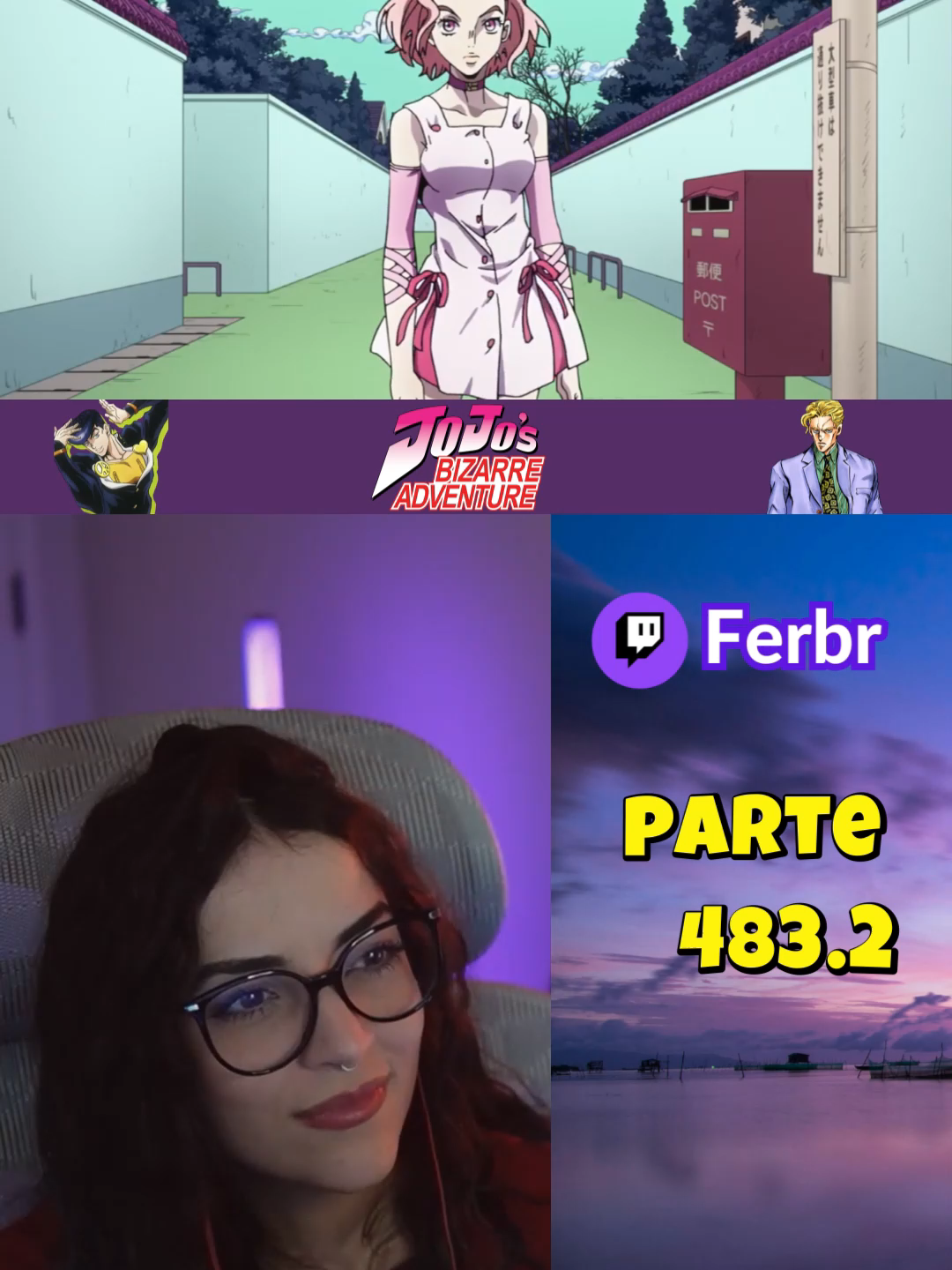 Parte 483 | Ferbr assistindo JoJo's Bizarre Adventure #animeedit #jojosbizarreadventure #animestiktok #animes #anime #ferbr