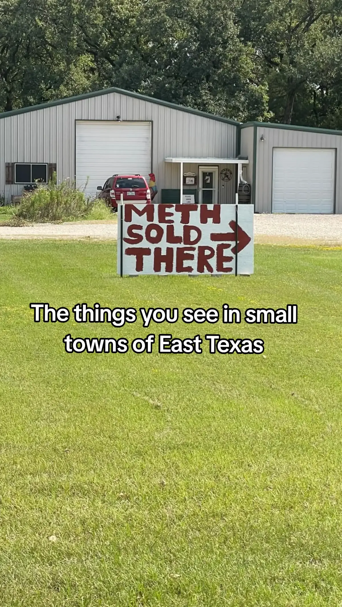 Well, that’s one way to let folks know what you’re neighbors are up to 