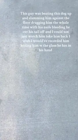 I was driving back home when I seen this man drag this dog across the street hitting him and licking him up slamming him to the ground every time he stopped walking then he would proceed to grab the thing he has in his hand and hit him over and over I didn’t record any of that but I could not let this dog go back home with him to die this is sick behavior and animal abuse#blowthisup #dogabuseawareness #foryoupage #fypシ #209