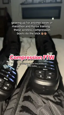 one of my favorite investments ever… these #compressionboots make all the difference in my recovery journey! #marathontraining #compressionboot #boots #recoveryboots 