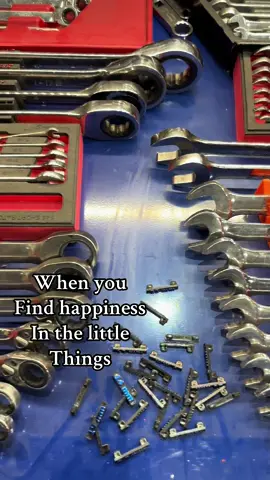 When you find happiness in the little things! Tool box organization #fyp #fypシ #mechanic 