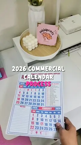 Hello mga loves! It's ber month and it's calendar season once again :) Here's a glimpse on how we make commercial calendars using metal clip  😉 #commercialcalendar #commercialcalendar2026 #2026calendar #calendar #calendarmetalclip 
