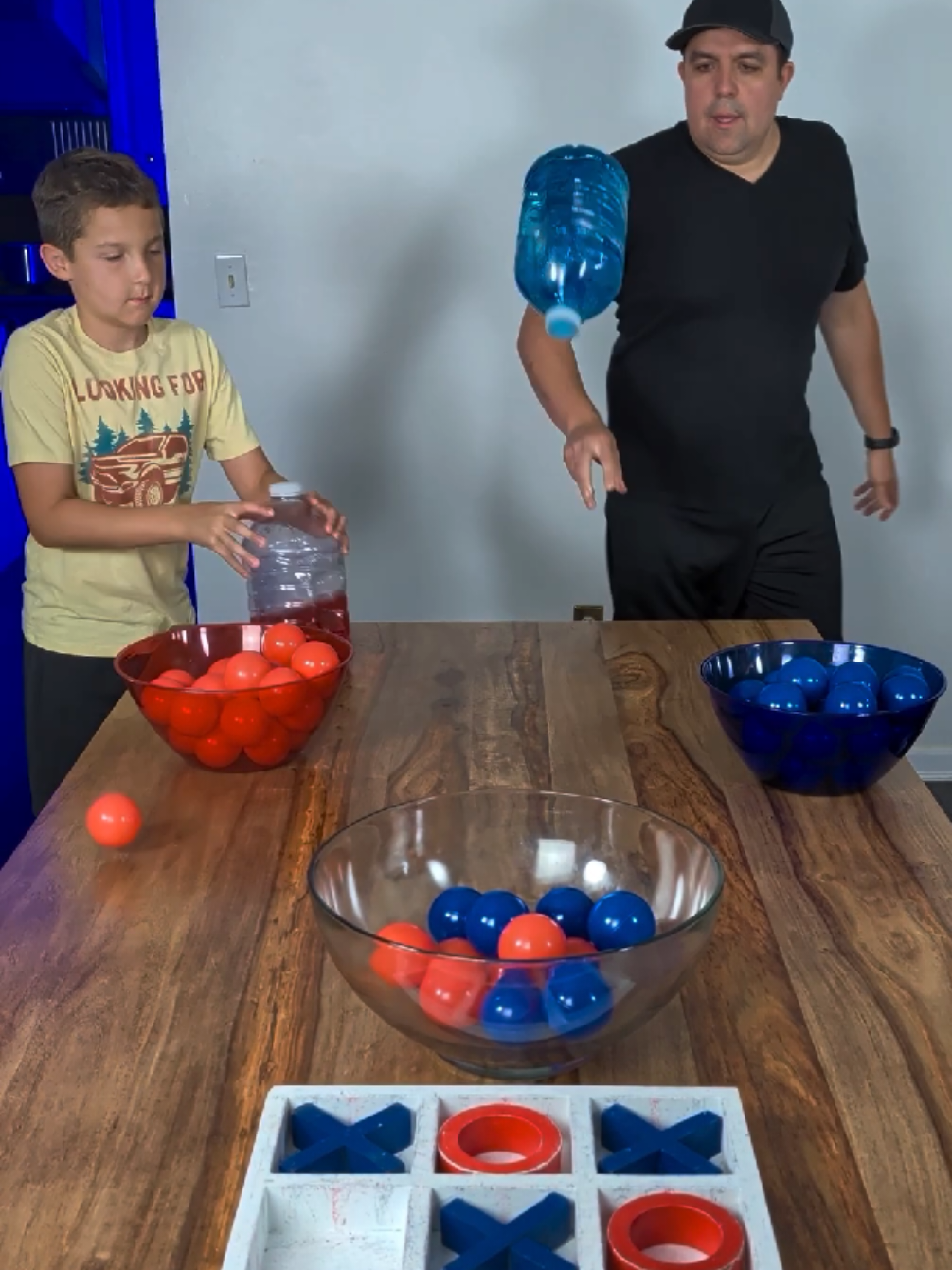 Bottle Flip Ball Toss ❌⭕ #fungame #funtime #fypage 