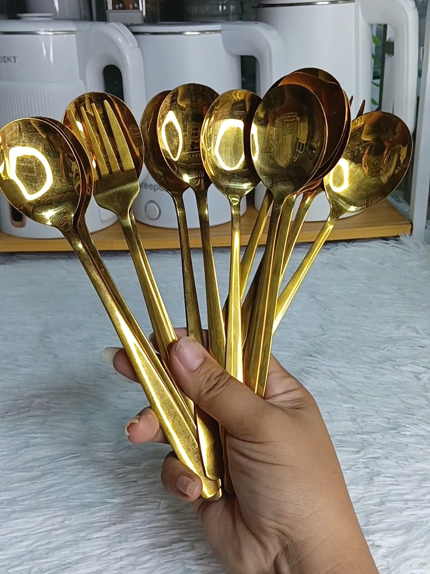 Replying to @marodaa  SPOON AND FORK! stainless steel na! kaya iwas kalawang na! #spoonandfork #spoon #fork #cutlery #cutleryset 