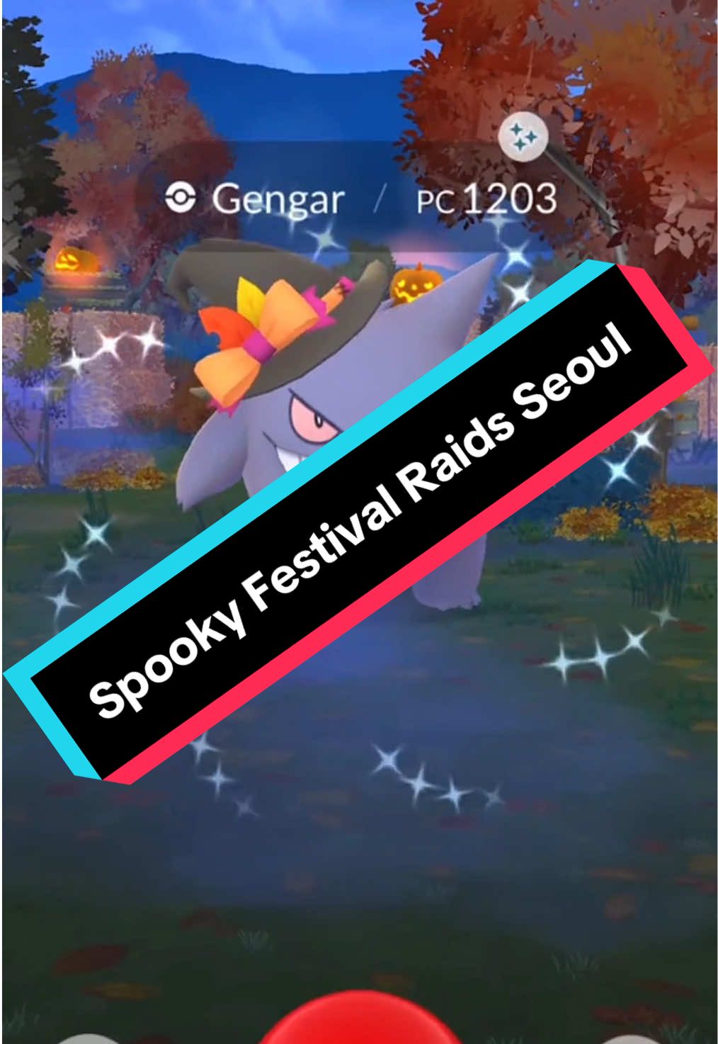Spooky Festival Gengar raids + more! 👻 #pokemongo #pokemongohack #pokemongospoof 