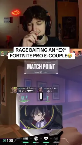 Rage baiting a fortnite pro in valorant is a new achievement😭 #gaming #Valorant #ragebait #dereketti 