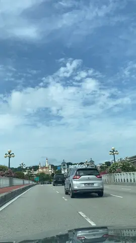 Sentosa Island, arah menuju destinasi hiburan terbesar di Singapore, yaitu USS.. 🇸🇬 #singapore #sentosaisland #universalstudios #fypシ゚ #vibes 