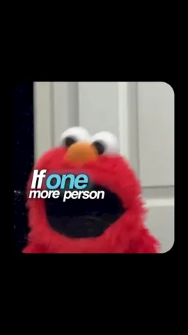 Elmo has had enough 