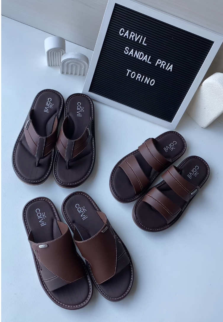 Gaskeun jalan sore pake sandal dari Carvil, nyaman abis bikin lupa pulang. 🌆😂 #fypシ゚ #tiktoklive #sandalcasual #sandalpria #fypage 