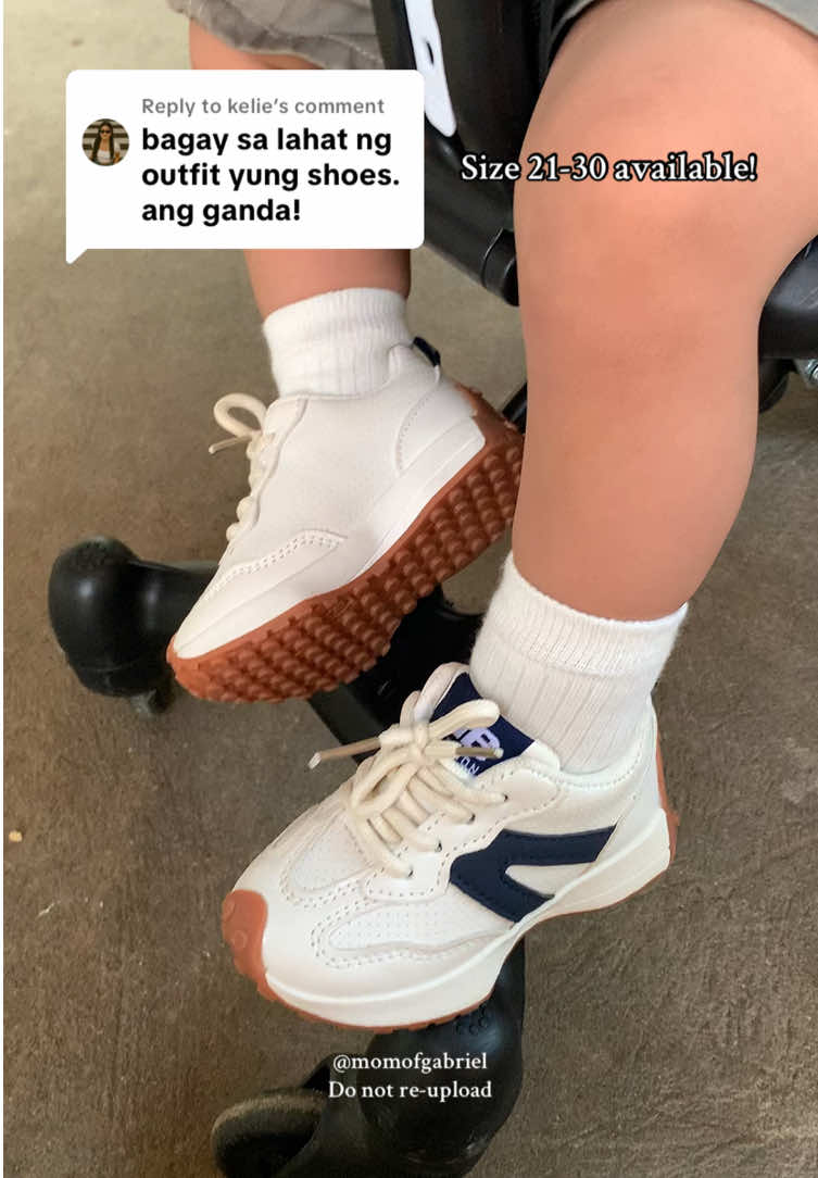 Replying to @kelie yes mii ang ganda ng shoes na to for kids babagay sya sa kahit anong outfit ni baby!🥰  #kidsshoes #shoesforkids #rubbershoesforkids 