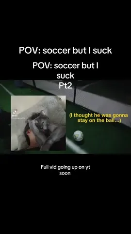 Playing soccer but I’m new and I suck ass pt 2. Full video going up on yt #soccertiktok #fyp #Vlog 