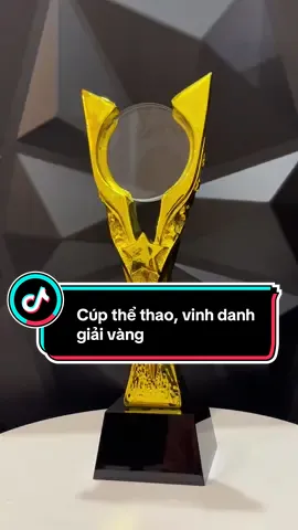 Thêm 1 mẫu cúp mới cho ace lựa chọn. Ace nào muốn in nhãn hoặc logo cúp vui lòng ib shop trước ạ. Xin cảm ơn  #cupvinhdanh #cupthethao #cup #xuhuong #cupluuniem 