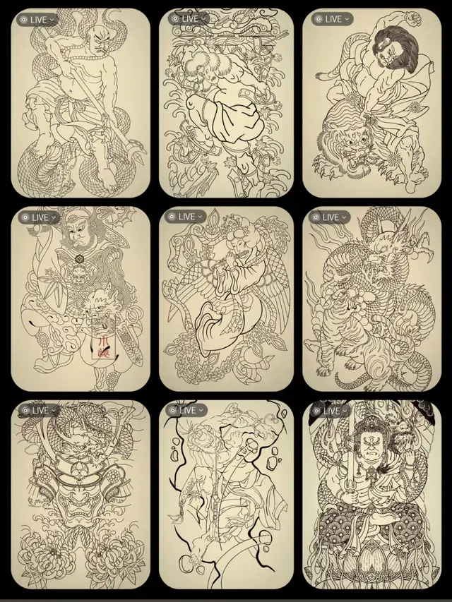 Tattoo Nhật Cổ full lưng#xuhuong2023tiktok❤️🌈✔️ #xuhuongtiktok2024 #tattoocuchi #xuhuongtiktok2023 