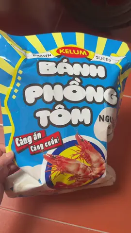 Bánh phồng tôm siu to nè #banhphongtom #anvat #banhsnack #xh #muataitiktok 