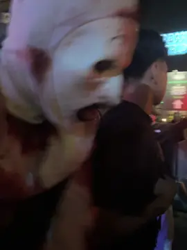 holy goon sesh 👅  all jokes.. i promise 😅 #arttheclownterrifier #terrifer #hhn #halloweenhorrornights #fyp 