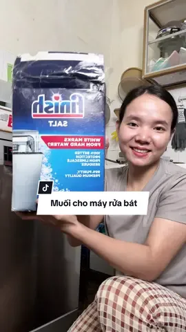 Muối cho máy rửa bát #xuhuong #giadung #muoiruabat #muoifinish #muoiruabatfinish 