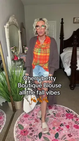 @Cherrybetty Boutique Blouse - all the fall vibes 🍁🍂 #boutiqueclothing #blouse #blouses #falloutfits #fallfashion 