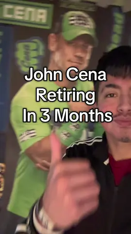 John Cena’s  Retiring  In 3 Months #foryoupage #tiktokshop #WWE #wrestler 