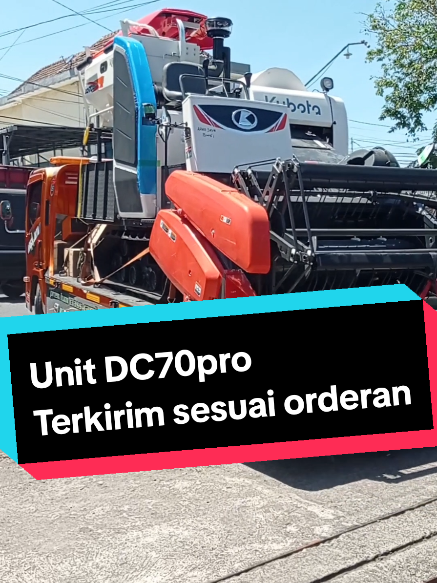 Dibalik Layar pengiriman unit Kubota DC70pro, DC35pro, DCX100 #kubota #combineharvester #DC70pro #argakubota 