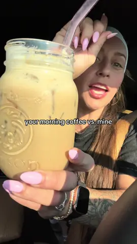 Switch out that coffee for a protein coffee! And the taste is fantastic!! @Javvy Coffee #javvycoffee #proteincoffee #icedcoffee #justagirl #tiktokmademebuyit 