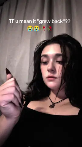 I wish it grew back gang 😔😔🥀🥀#funny #wtf? 