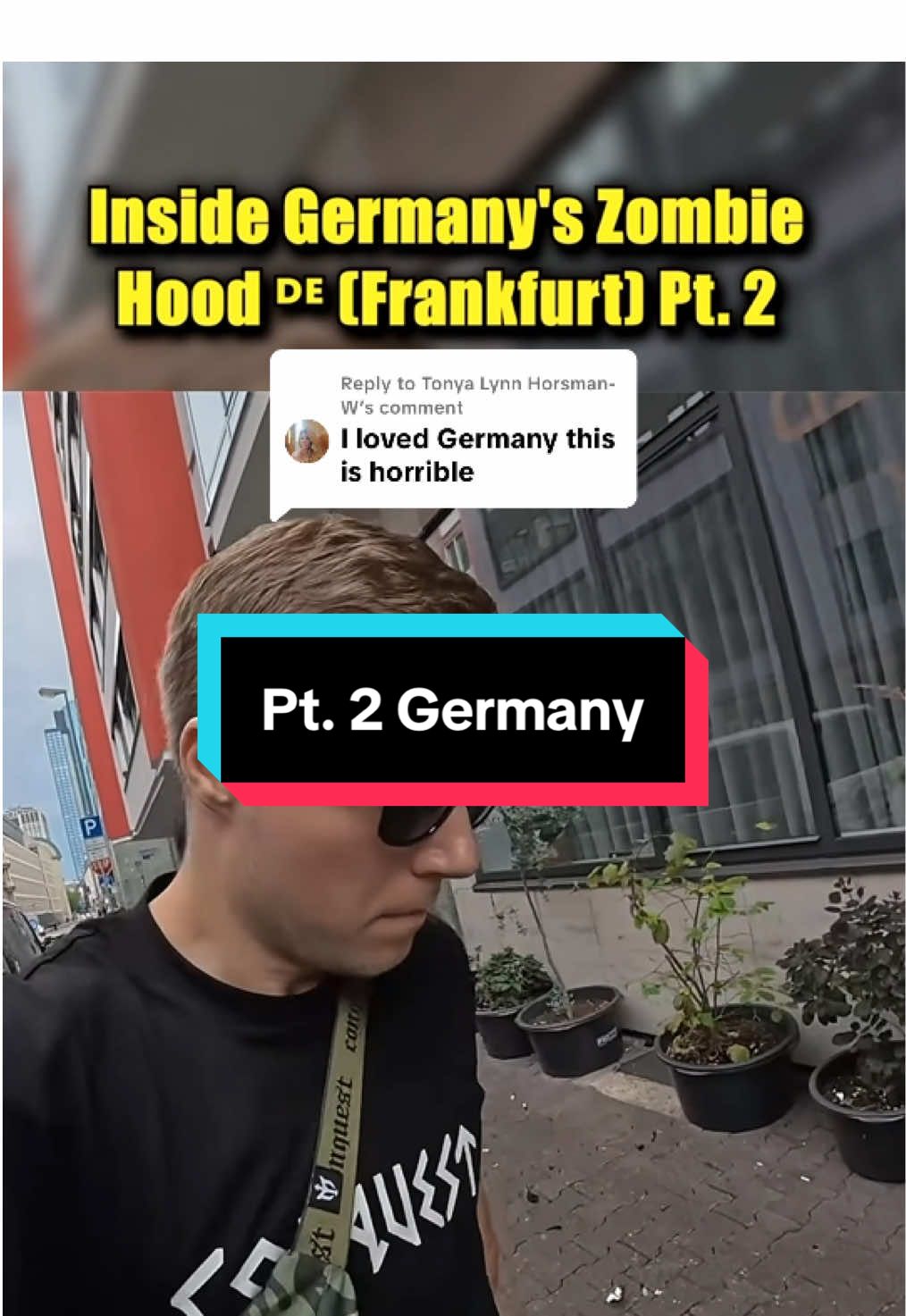 Replying to @Tonya Lynn Horsman-W Part 2 of being inside Germany’s Zombie Hoodᴰᴱ #kurtcaz #frankfurt #germany🇩🇪 #fyp #fypシ 