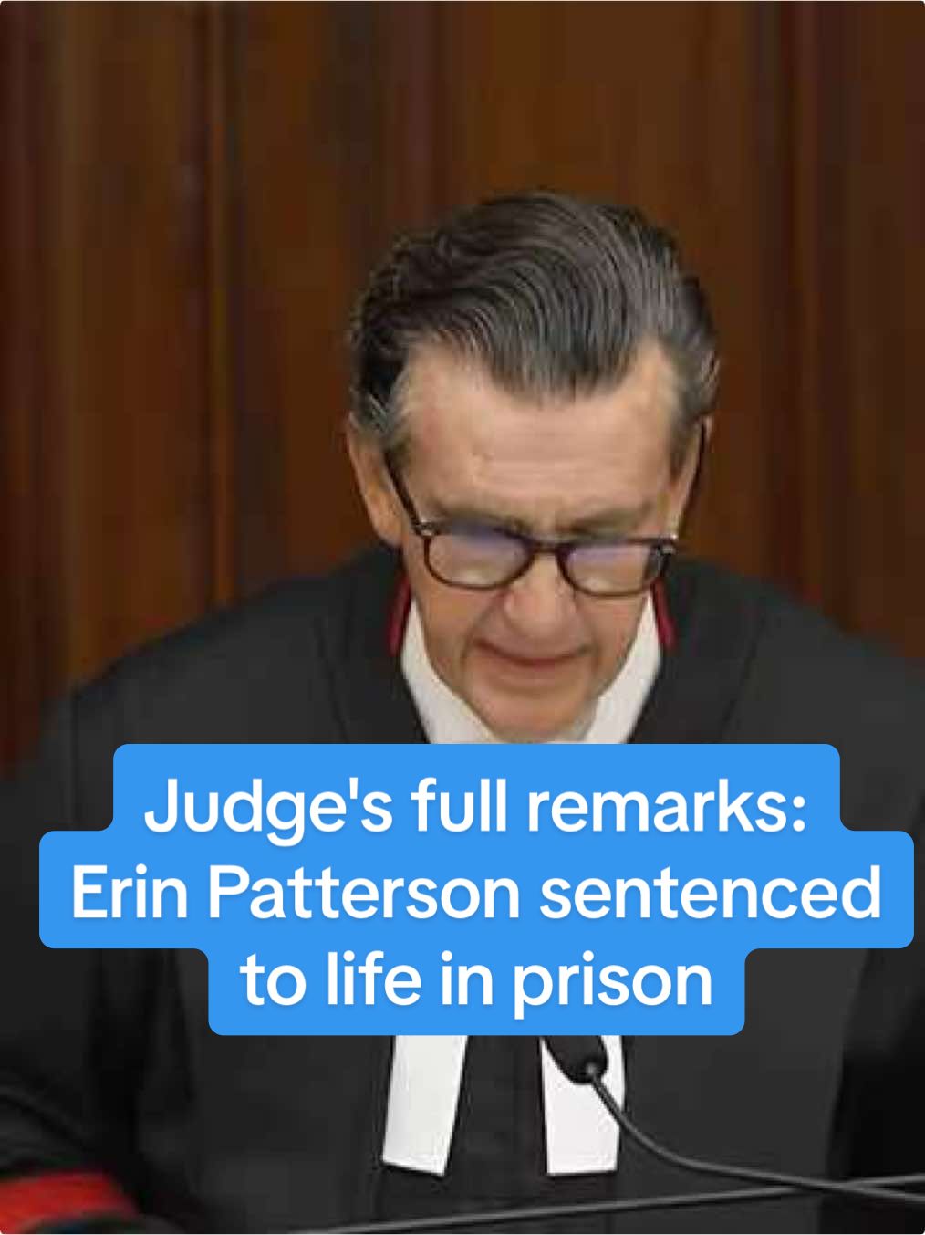 Judge's full remarks as Erin Patterson sentenced to life in prison #ErinPatterson #sentencing Watch the full remarks of Supreme Court Justice Christopher Beale as Erin Patterson is sentenced to life imprisonment with a non-parole period of 33 years over the fatal mushroom lunch that gripped Australia. Erin Patterson has been handed a life sentence for the deaths of three family members poisoned at a mushroom lunch in regional Victoria. Supreme Court Justice Christopher Beale sentenced her to life imprisonment for the murders of Gail and Don Patterson and Heather Wilkinson, and 25 years for the attempted murder of Ian Wilkinson, with all sentences to be served concurrently. The ruling came after a three-month trial that heard from more than 50 witnesses about the fatal July 2023 beef Wellington meal. Justice Beale said Patterson’s actions amounted to an “enormous betrayal of trust” and fell into the worst category of murder. He fixed a non-parole period of 33 years. #truecrime #mushroom #leongatha