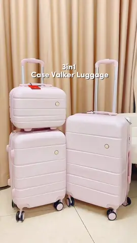Every trip starts with a good luggage 🫶🏻 Let's go!  #luggage #luggagebag #luggagetravel #luggage3in1 #luggagemurah 