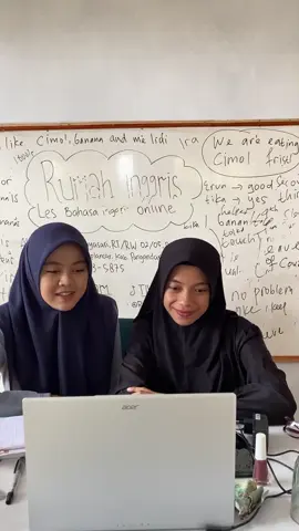 Uacapan Happy birthday buat murid class online reyhan dicuapin langsung sama miss Ana Amalia lanjut ngajar class online dan offline😍😇 #class #online #RUMAHINGGRISPANGANDARAN #fyp 